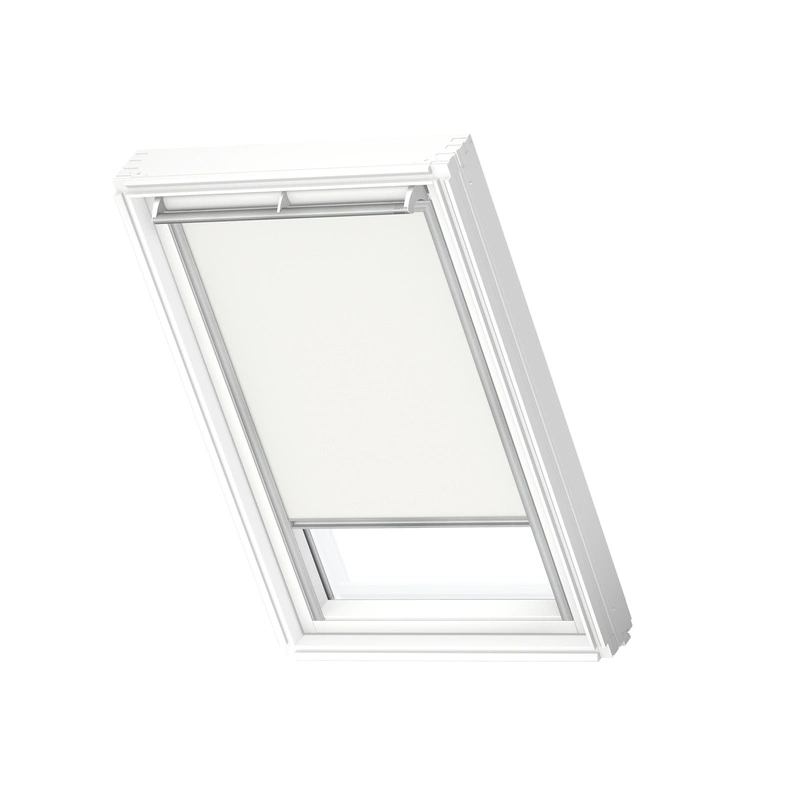 Roleta wewnętrzna do okna dachowego VELUX DKL FK06 1025S 66x118 zaciemniająca manualna