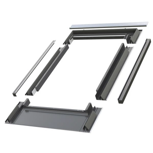 Kołnierz do okna dachowego Fakro EZV-FT RAL 7022 134x140 do dachówki płaskiej