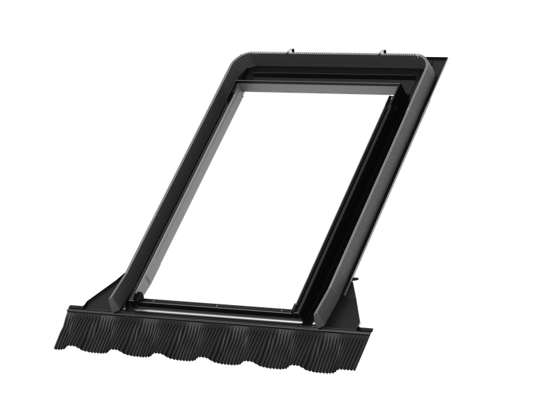 Kołnierz do okna dachowego Velux EDW SK08 2500 czarny 114x140 do pokryć wysokoprofilowanych