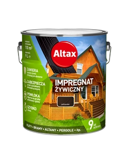 Impregnat do drewna ALTAX żywiczny palisander mat 9l