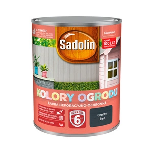 Farba dekoracyjno- ochronna do drewna SADOLIN KOLORY OGRODU Czarny Bez 0,7l