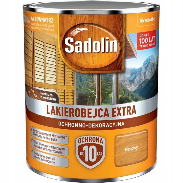 Lakierobejca do drewna SADOLIN EXTRA Piniowy 0,75l