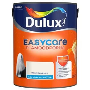 Farba do ścian i sufitów lateksowa Dulux EasyCare Nietuzinkowe ecru mat 5L