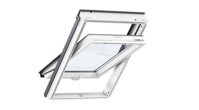 Okno dachowe VELUX GLU FK08 0061 66x140 3-szybowe drewniano-poliuretanowe