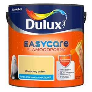 Farba do ścian i sufitów lateksowa Dulux EasyCare Słoneczny patrol mat 2,5L