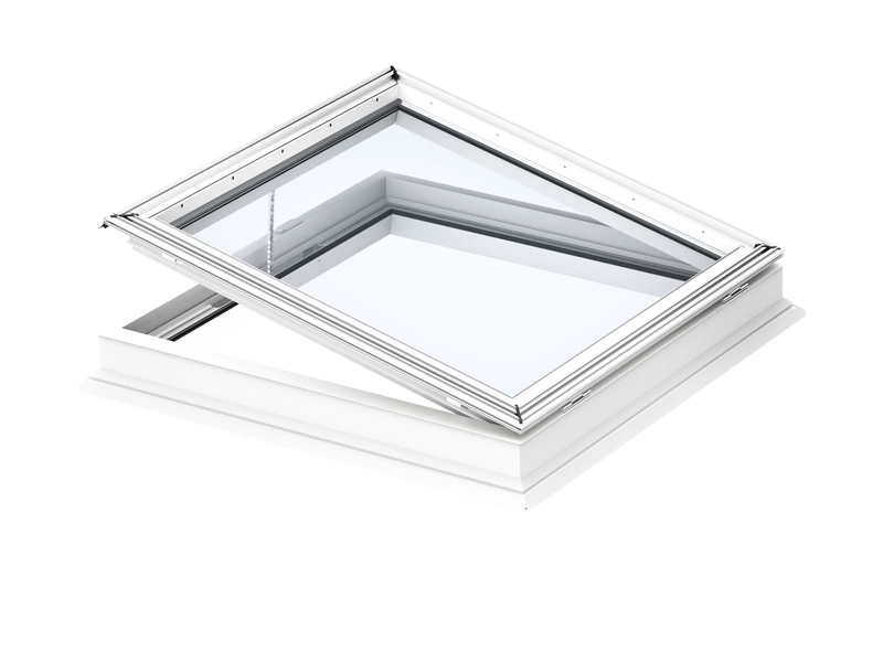 Okno do dachu płaskiego Velux CVP 100100 0573 100x100 2-szybowe otwierane elektryczne