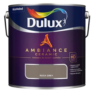 Farba do ścian i sufitów ceramiczna DULUX Ambiance Ceramic Rock Grey głęboki mat 2,5l