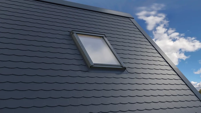 Kołnierz do okna dachowego ROOFLITE+ LSX F6A RAL 7043 66x118 do pokryć płaskich
