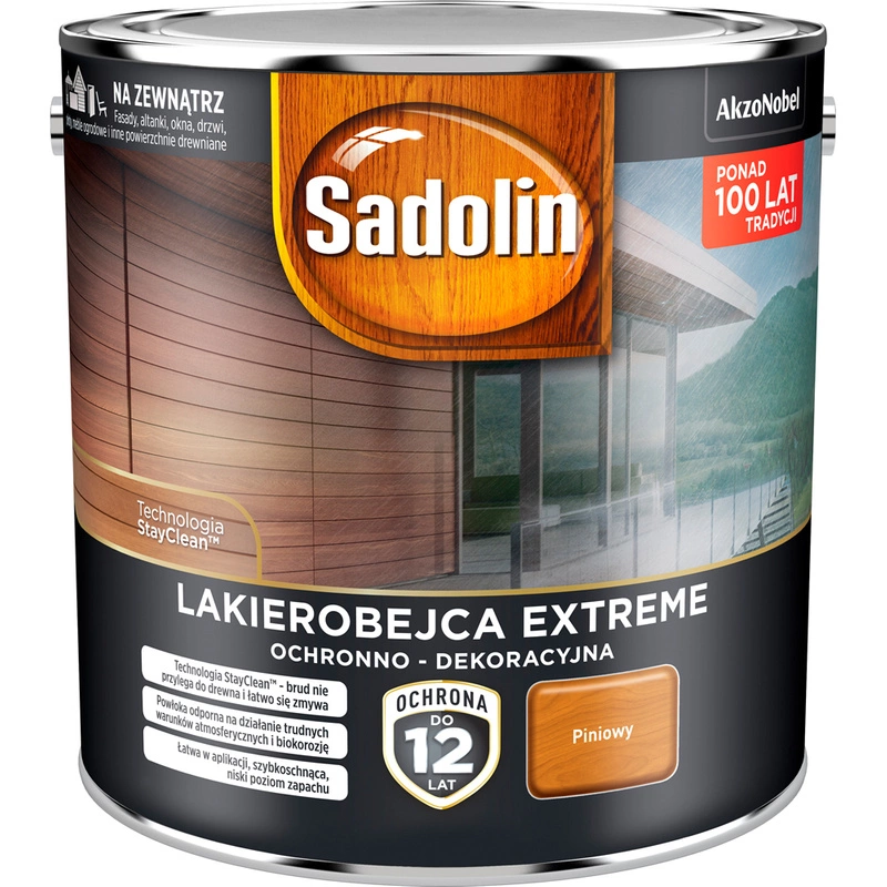 Lakierobejca ochronno- dekoracyjna SADOLIN EXTREME Piniowy 2,5l