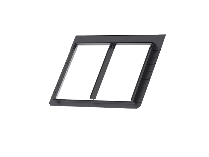 Kołnierz do okna dachowego Velux EBL MK10 0321B 78x160 duo do płaskich pokryć dachowych