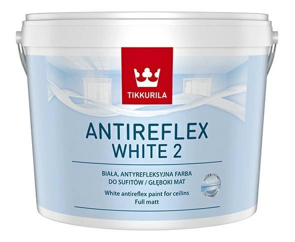 Farba do sufitow lateksowa TIKKURILA White Anti-Reflex [2] Biały mat 3l