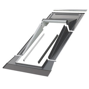 Kołnierz do okna dachowego Fakro EHA-P RAL 7022 66x118 do pokryć wysokoprofilowanych