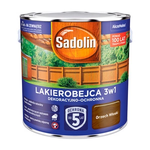 Lakierobejca do drewna SADOLIN LAKIEROBEJCA 3W1 Orzech Włoski 2,5l