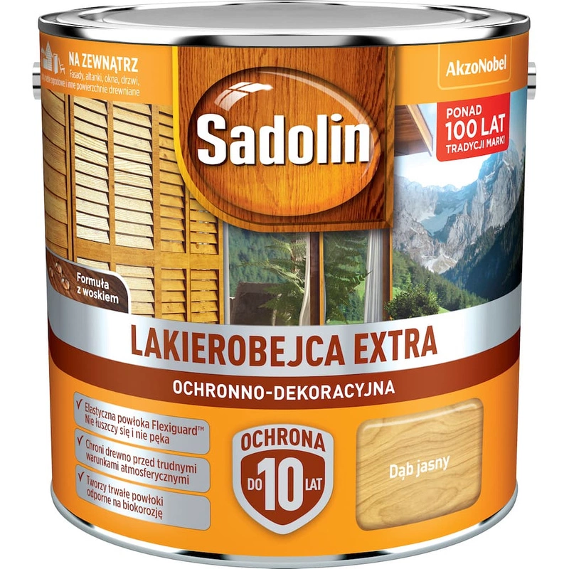 Lakierobejca do drewna SADOLIN EXTRA Dąb Jasny 2,5l