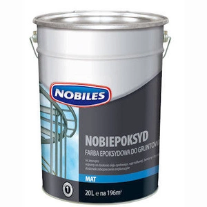 Farba do metalu epoksydowa NOBILES NOBIEPOKSYD Czarny mat 20L