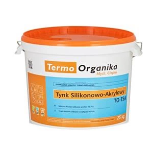 Tynk silikonowo-akrylowy TERMO ORGANIKA TO-TSA 25kg biały