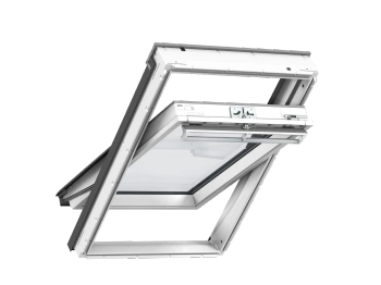 Okno dachowe Velux GGU MK04 0068 RAL 7043  78x98 3-szybowe drewniano-poliuretanowe