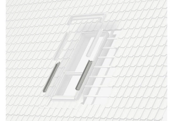 Kołnierz do okna dachowego Velux ETW WK34 2000 RAL 7043 do elementu doświetlającego