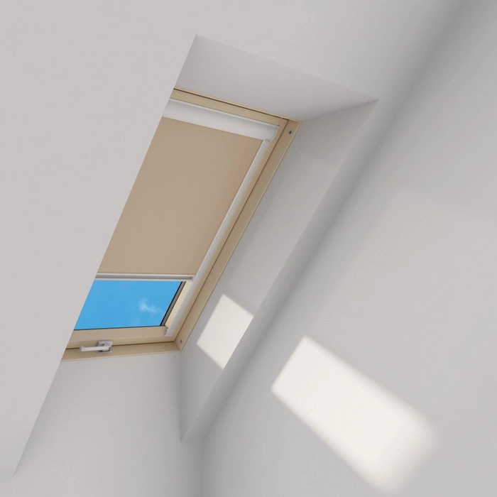 Roleta wewnętrzna do okna dachowego Fakro ARP/240 55x78 rozpraszająca manualna