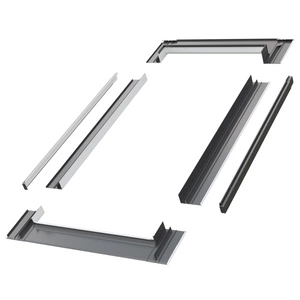 Kołnierz do okna dachowego Fakro ESV RAL 7022 94x206 do pokryć płaskich