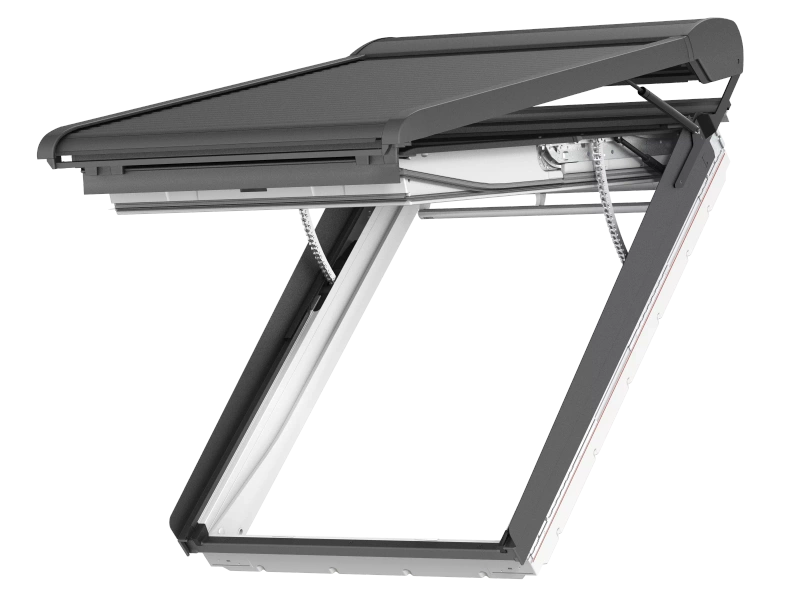 Roleta zewnętrzna do okna dachowego Velux SMH SK06 0000S 114x118 elektryczna do GPU Integra