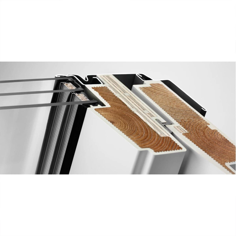 Okno dachowe Velux GLU MK08 0061B RAL 7043 78x140 3-szybowe drewniano-poliuretanowe