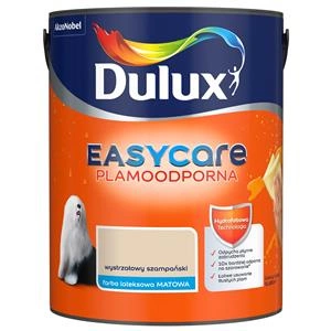 Farba do ścian i sufitów lateksowa Dulux EasyCare Wystrzałowy szampański mat 5L