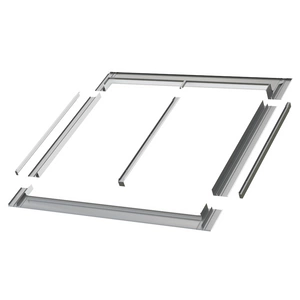 Kołnierz do okna dachowego Fakro ESV DUO 18 RAL 7022 134x140 do pokryć płaskich