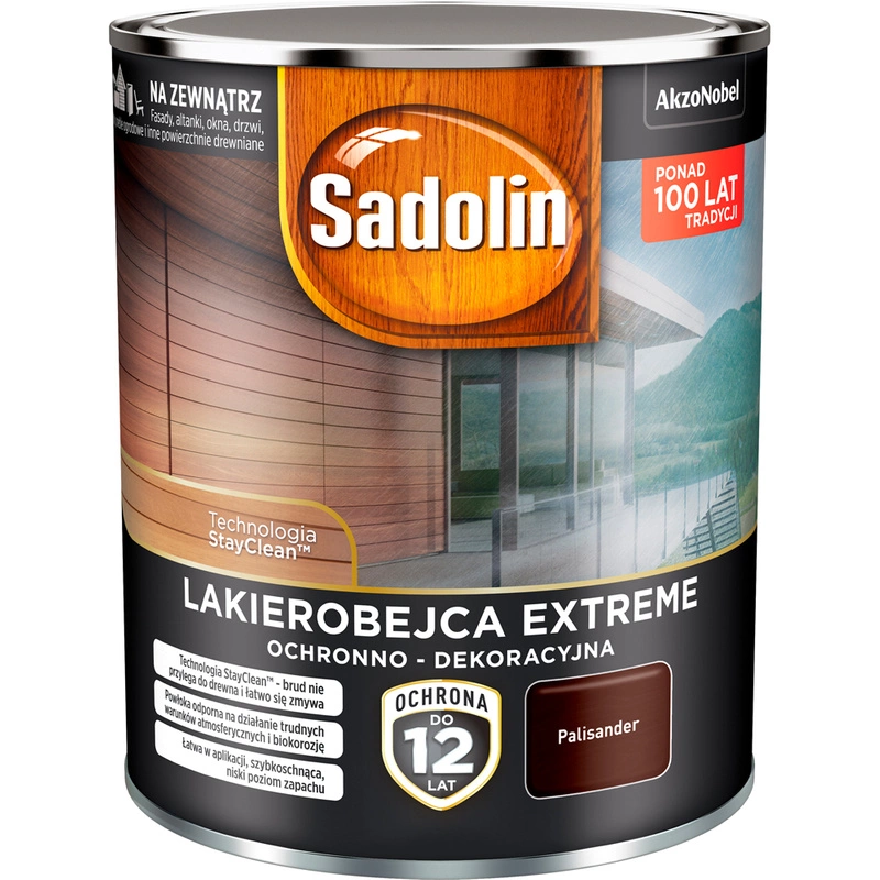 Lakierobejca ochronno- dekoracyjna SADOLIN EXTREME Palisander 0,7l