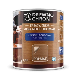 Lakier do drewna DREWNOCHRON LAKIER JACHTOWY półmat 0,8l