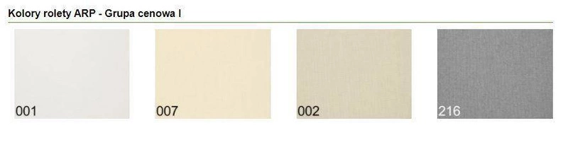 Roleta wewnętrzna do okna dachowego Fakro ARP/216 94x95 rozpraszająca manualna