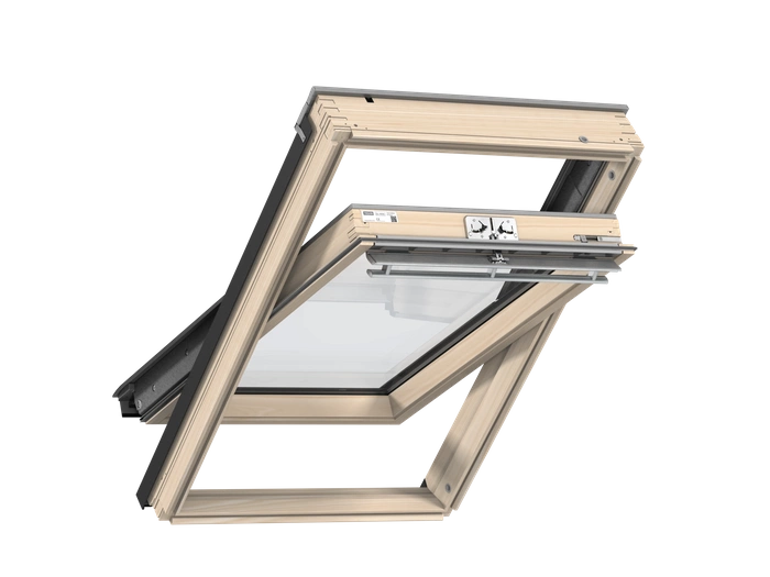 Okno dachowe Velux GLL MK06 1561 78x118 3-szybowe drewniane czarne