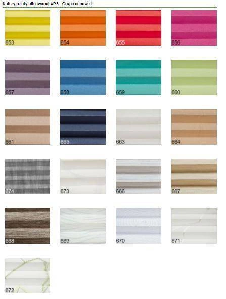 Roleta wewnętrzna do okna dachowego Fakro APS/671 RAL 9010 66x118 rozpraszająca plisowana manualna