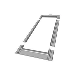 Kołnierz do okna dachowego Fakro ESV RAL 7022 114x118 do pokryć płaskich