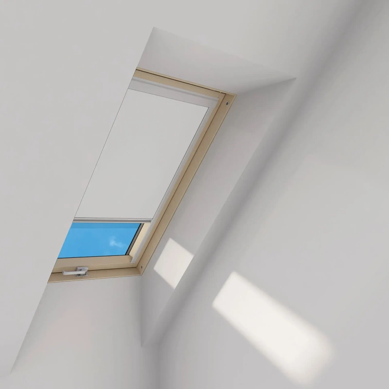 Roleta wewnętrzna do okna dachowego Fakro ARP Z-W/254 94x140 rozpraszająca elektryczna