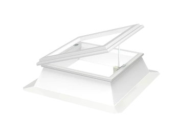 Okno do dachu płaskiego Velux CVJ 080080 1210 80z80 otwierane elektryczne podstawa 30 cm