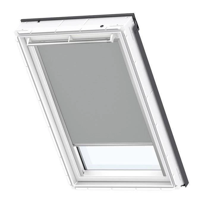 Roleta wewnętrzna do okna dachowego VELUX DKL MK08 0705S 78x140 zaciemniająca szara - wyprzedaż