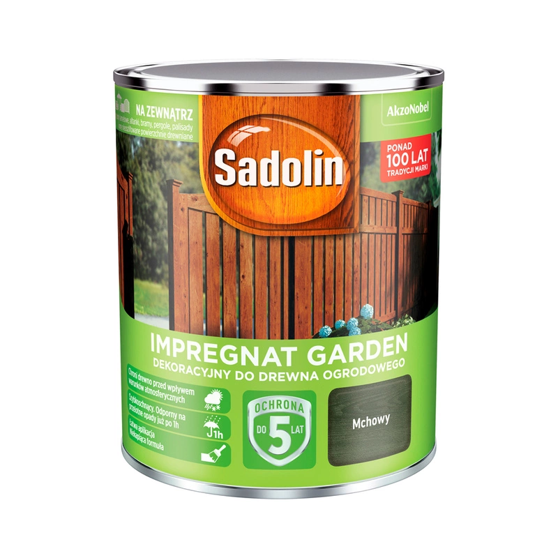 Impregnat do drewna SADOLIN GARDEN Mchowy 0,7l