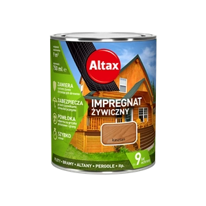 Impregnat do drewna ALTAX żywiczny kasztan mat 0,75l