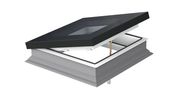 Okno do dachu płaskiego Fakro DMF DU6 100x150 3-szybowe