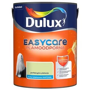 Farba do ścian i sufitów lateksowa Dulux EasyCare Perfekcyjna pistacja mat 5L