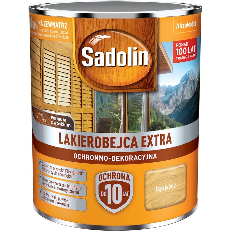 Lakierobejca do drewna SADOLIN EXTRA Dąb Jasny 0,75l