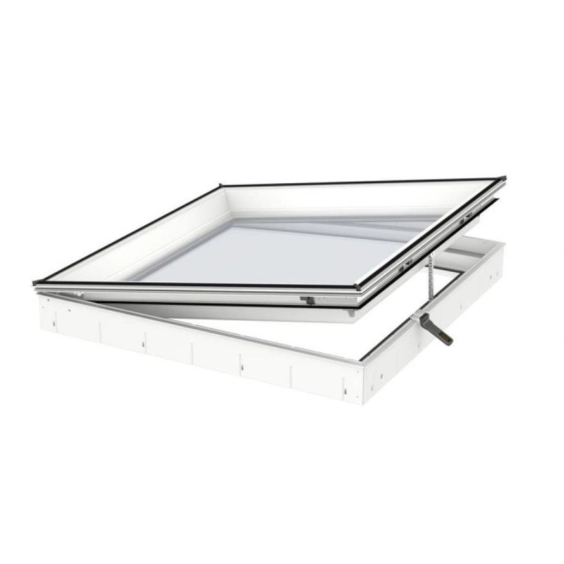 Okno do dachu płaskiego Velux CVU 200060 0220Q 200X60 2-szybowe otwierane elektryczne