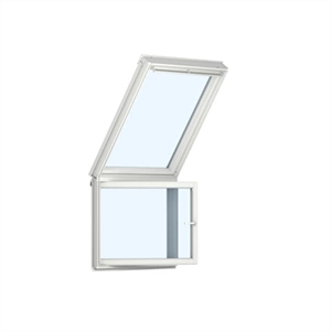 Okno dachowe kolankowe VELUX VFB MK35 2068 78x95 3-szybowe drewniane