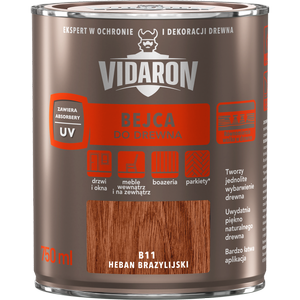 Bejca do drewna VIDARON heban brazylijski B11 mat 0,75l