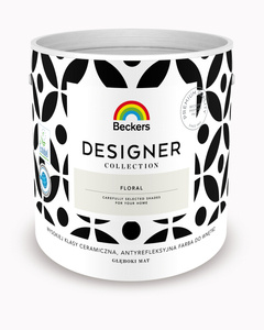 Farba do ścian i sufitów ceramiczna BECKERS Designer Collection Floral mat 2,5l