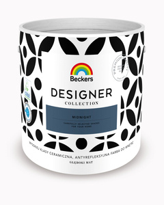 Farba do ścian i sufitów ceramiczna BECKERS Designer Collection Midnight mat 2,5l