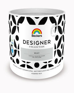 Farba do ścian i sufitów ceramiczna BECKERS Designer Collection Milky mat 2,5l NOWOŚĆ