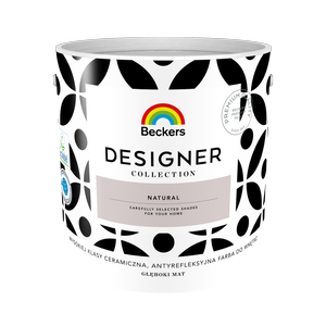 Farba do ścian i sufitów ceramiczna BECKERS Designer Collection Natural mat 2,5l