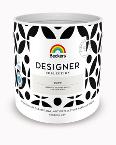 Farba do ścian i sufitów ceramiczna BECKERS Designer Collection Snow mat 2,5l